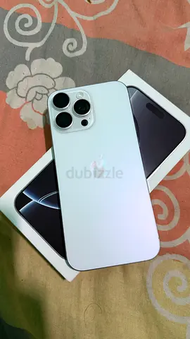 iPhone 16 pro max 512GB white titanium