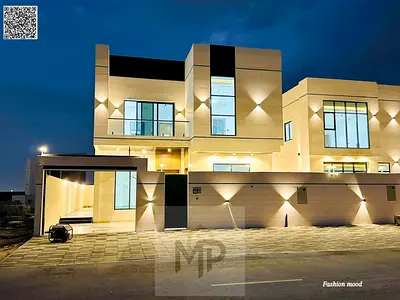 Villa for sale at ajman| al helio2 area | 5 master rooms, majlis, 2halls, maid room| freehold | 0 registration fees | negotiable price.