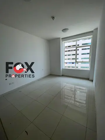 1BR for rent in Rashidiya Khalifa Street master 2 baths closed kitchen free AC