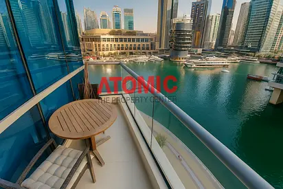 Full Marina View | Furnished Studio |Next to Beach