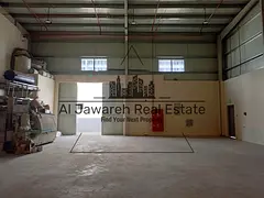Code 3161 annual warehouse for rent in Al Raafah Umm Al Quwain located in a strategic and active are