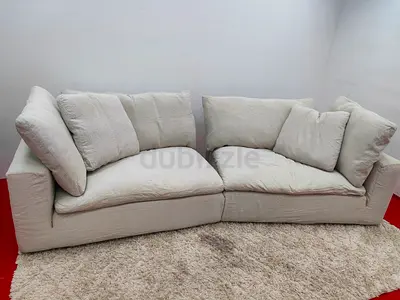 The loom collection cloud feather 🪶 filled modular sofa washable cover