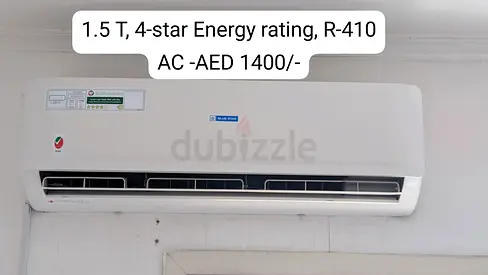 Blue star 1.5 Ton Split AC, 4-Star, R-410 - Excellent Working Condition, Low energy consumption.