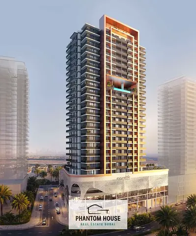 إطلالات على المسبح والأفق | غرفة نوم واحدة | Essenl1fe Residence JVT | شقة مفروشة