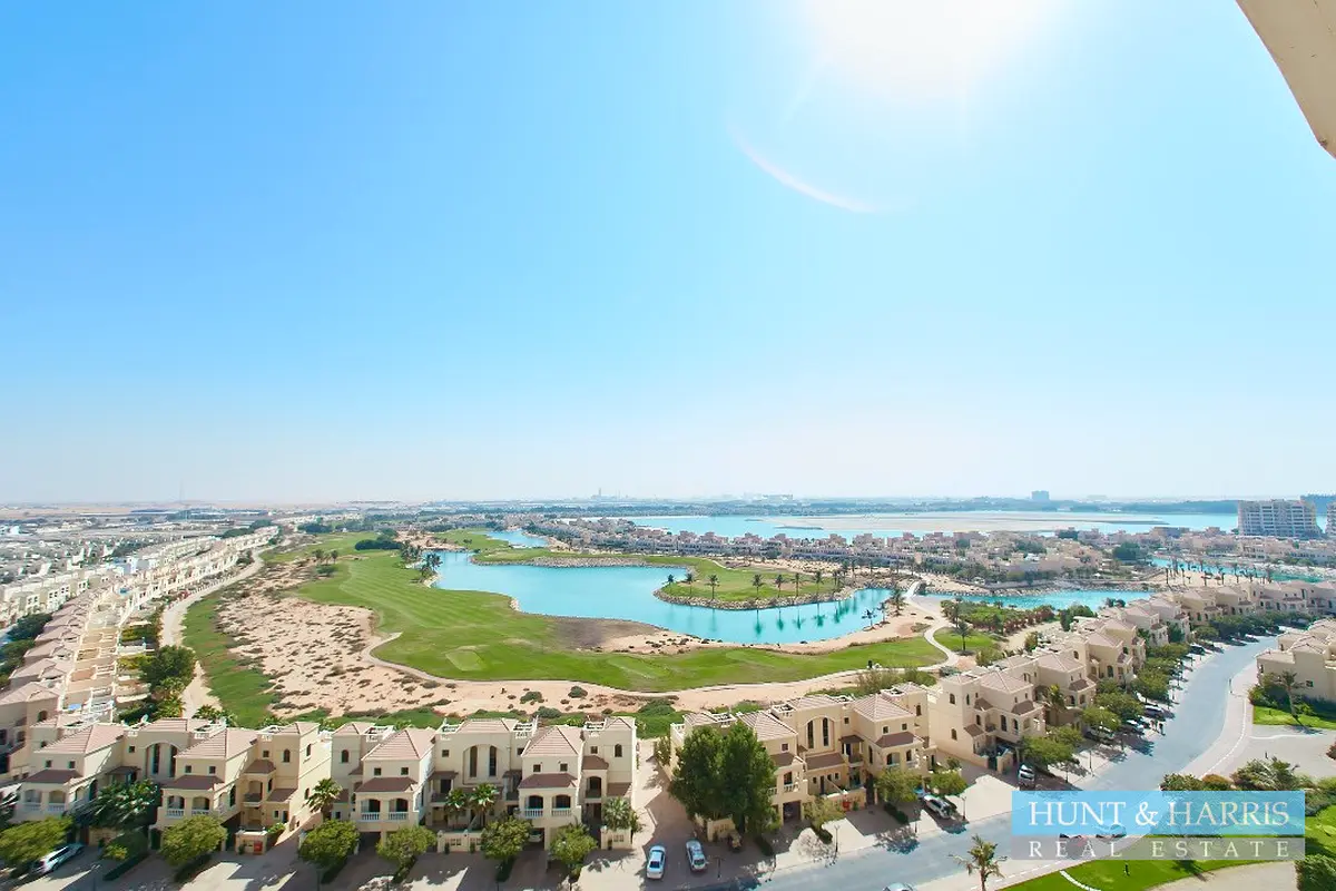One Bedroom for Rent Al Hamra Village - Lagoon View - Big Balcony