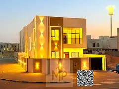Corner villa for sale in Al Umrah area – Ajman | Prime location close to all services | Freehold o