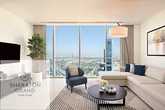 Premium Bedroom Apartment with Sheikh Zayed Road View - All Bills Included / Marriott Bonvoy/ DIFC /