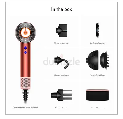 Dyson Supersonic Hair Dryer (With Attachments) - Rose Gold