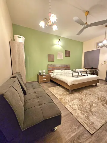 Fully Furnished studio Room Available in Al jafiliya for 3 months