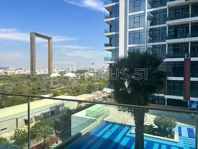 Park and Partial Facing Dubai Frame | Balcony