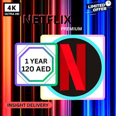 NETFLIX 1 YEAR UHD 4K PREMIUM SUBSCRIPTION SHARING