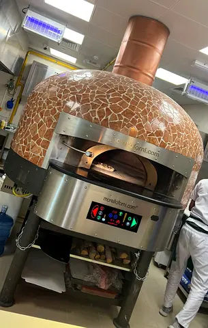 Morello Forni Commercial Wood/Gas Pizza Oven - Mosaic Dome