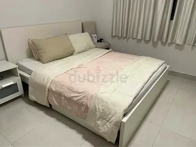 IKEA White MALM King Storage Bed with IKEA Mattress 180 x 200 cm