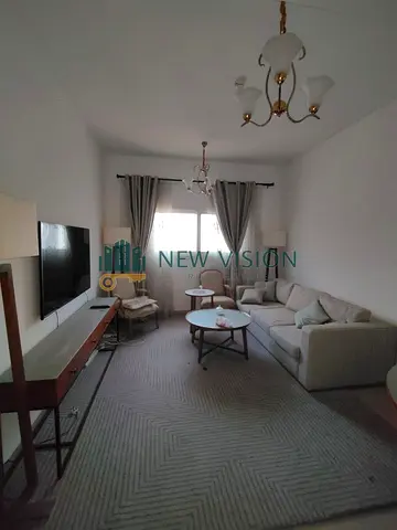 Two fully furnished bedrooms and a living room near Al Meega Mall with parking