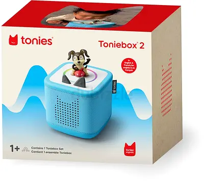 Toniebox 2 Audio Player Bundle for Kids 1+ with Playtime Puppy - Sky Blue