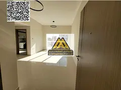 A first-occupant 2-bedroom apartment with a living room for annual rent in Al Jurf 3 – Ajman, feat