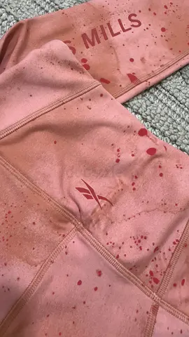 Light pink Reebok x S. Mills workout leggings - size xs