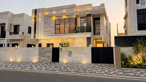 فيلا فاخره طابقين وروف  مع مسبح داخلي وخصوصي بسعر شامل رسوم وكهرباء ومياه ومكيفات انتهز الفرصه