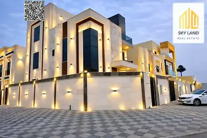 Your dream villa for sale in Al Helio 2, Ajman - registration fees included - personal finishing and a good discount for cash buyers, opposite a mosqu
