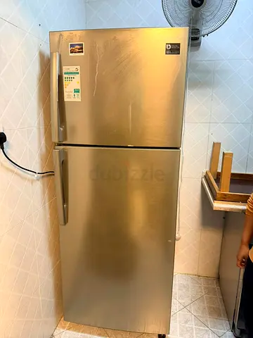 Silver Top-Freezer Refrigerator - Good Condition