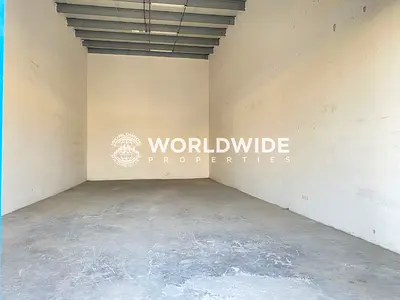 مستودع جديد بمساحة 1600 قدم مربع يواجه الطريق الرئيسي || كهرباء 16 كيلو واط || منطقة الجرف الصناعية 2