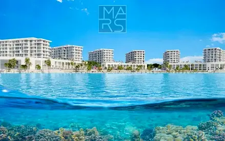 ✨ شقة جديدة تمامًا بغرفة نوم واحدة مع إطلالة جزئية على البحر للإيجار في أجمل مكان 🌊🌴