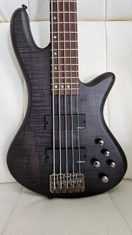 Schecter Stiletto Studio-5 STBLS  Neck Thru Bass