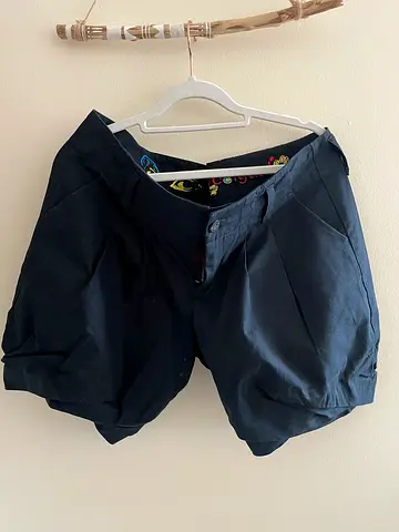 Desigual Black Puff Shorts UK12