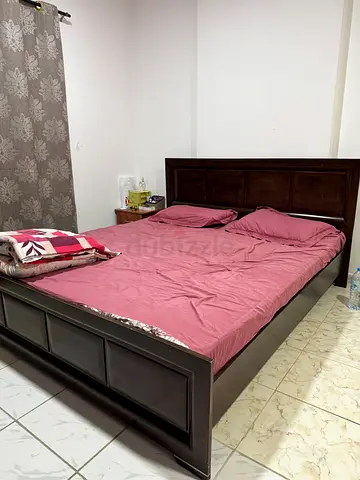 bedroom set for sale - king size double bed + 6 door cupboard