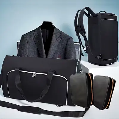 3-in-1 Travel Duffel Bag | Waterproof Garment Organizer Free cash on delivery