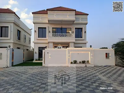 classic design | ajman| al zahia area | 5 master rooms, majlis, 2 halls, roof | freehold | the price including registration fees.