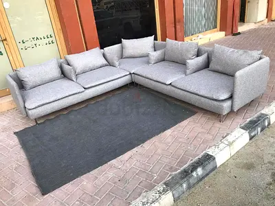 Ikea soderhamn light Grey corner sofa