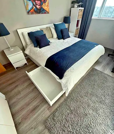 Ikea malm bed with ikea new mattress