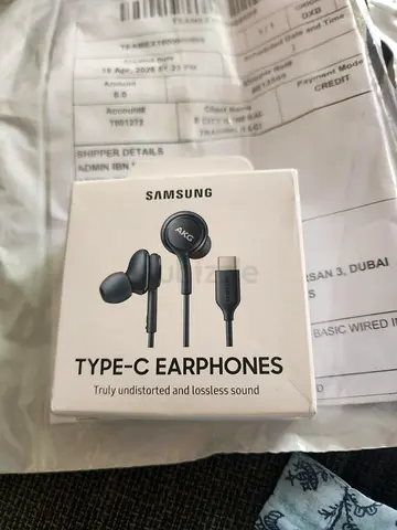 New Original Samsung Audio Type-C, Wired In-Ear Earphones,  Black