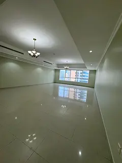Luxury four-bedroom apartment with a maid's room for annual rent in Sharjah, Al Khan area | 4 ba