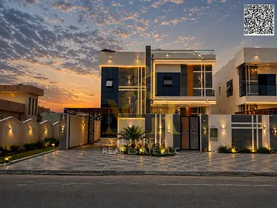فيلا بالروضه1  طابقين وروف7 غرف بسعرمميز شامل الكهرباء والمياه والمكيفات في أرقي مناطق عجمان تملك حر لجميع الجنسيات