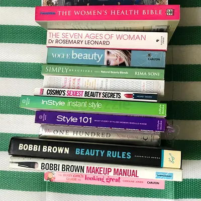 Beauty Style Health Books for Women bundle of 12 for 600 aed.