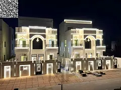 Luxury neoclassical villa for sale in Al Bahia, Ajman | 3 floors | Freehold | Cash or bank financing