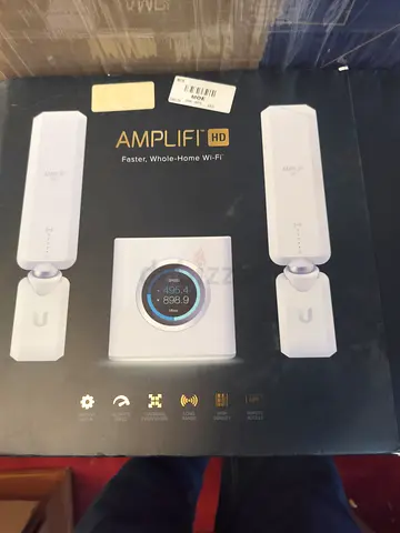 Brand New AmpliFi AFi-HD-UK Ubiquiti HD Kit Home Mesh WiFi System, Wireless Internet Coverage Router
