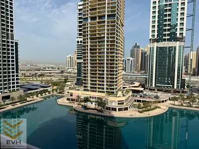 غرفة نوم واحدة مفروشة | مساكن MBL JLT | شرفة وإطلالة على SZR/البحيرة