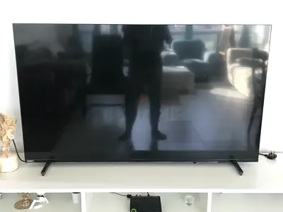 55 Philips LCD Smart TV with cracked screen (partially working) - Needs Repair
