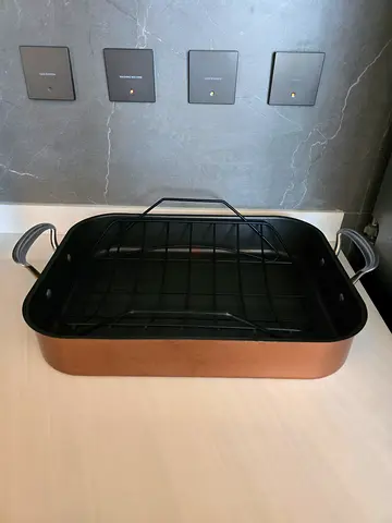 Nordic Ware Heavy‑Gauge Roasting Pan with Rack (USA‑Made)