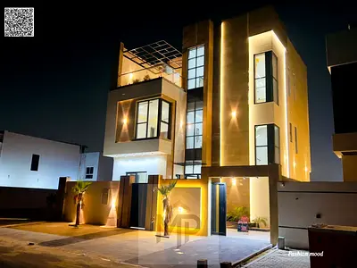 فيلا (سكة) (بمسبح) للبيع بعجمان| منطقة الحليو2|4 غرف ومجلس و3 صاله وغرفة خادمة ورووف| تملك حر|السعر شامل رسوم التسجيل والماء والكهرباء والمكيف المركزى