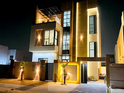 Villa for sale in Al Helio – Ajman | 5 master bedrooms | Central air conditioning | Registration fees, electricity, water, and AC included