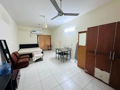 Karama, Dubai - Big Master Bedroom Available with Separate Bathroom  Balcony