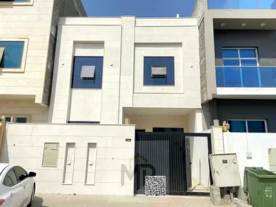 Townhouse for sale in Ajman | Al Yasmin area | 5 master bedrooms, majlis, hall | Freehold for all nationalities | Price includes registration fees.