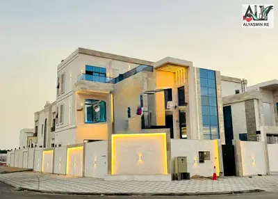 Luxury Corner Villa for Sale in Al Helio – 6 Master Bedrooms, Pool & Waterfall