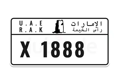 Rak X 1888 (Special Plate)