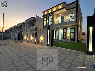 Villa for sale at ajman| al helio2 area| 3 master rooms. majlis, hall, maid room | freehold | 0 registration fees.