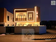 Corner Villa for sale | ajman| al zahia area | 5 master rooms, majlis, hall, maid room| freehold | p